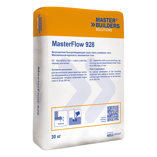 Безусадочная быстротвердеющая бетонная смесь MasterFlow® 928